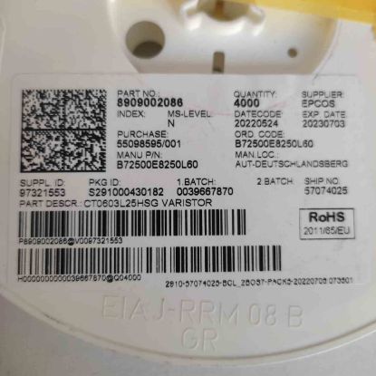 B72500ES250L60 resmi