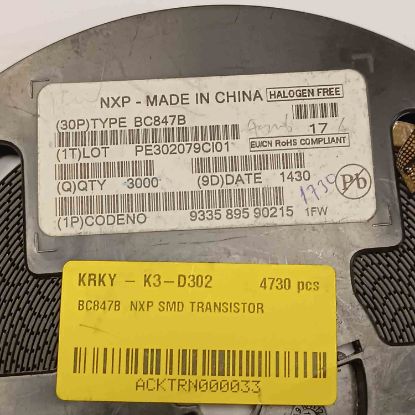 BC847B NXP SMD TRANSİSTÖR resmi