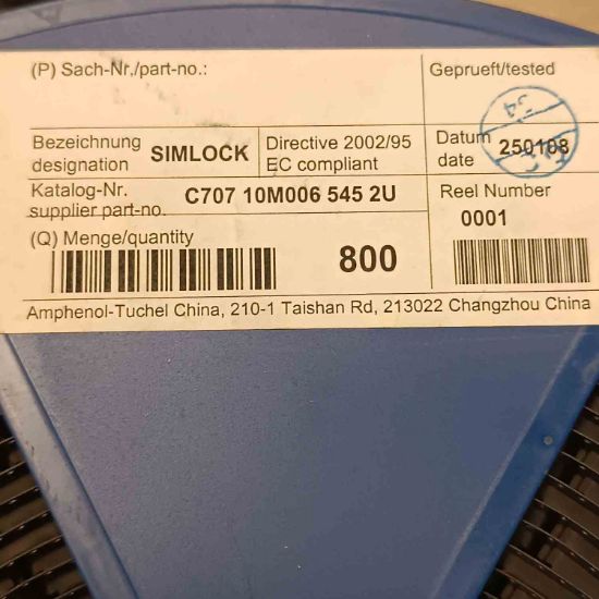 SIMLOCK C707 10M006 545 2 TROİT Modül resmi