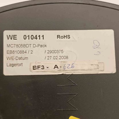 MC7805BDTRKG TO252 VOLTAJ REGÜLATÖRÜ ENTEGRELER resmi