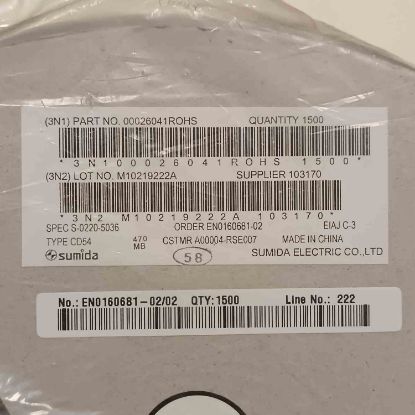 CD54NP-470LC 47uH 0.72A 6x5.5 SMD BOBİN resmi
