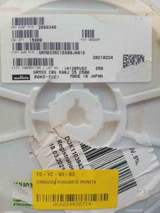 GRM0335J1E680JA01D MURATA resmi