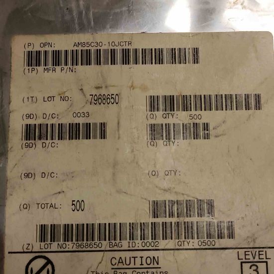AM85C30-10JCTR SMD AMD SMD ENTEGRELER resmi