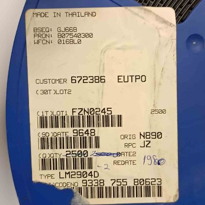 LM2904D SOIC8 PHILIPS SMD ENTEGRELER resmi