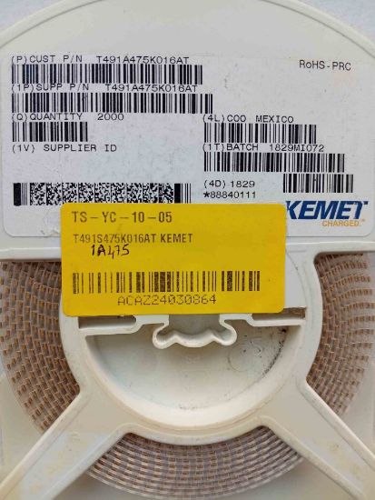 T491A475K016AT KEMET resmi