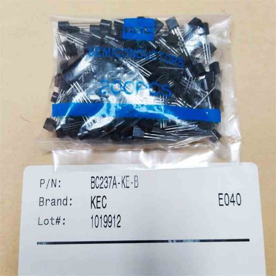 BC237A TO92 SEMICONDUCTORS  TRANSİSTÖR resmi
