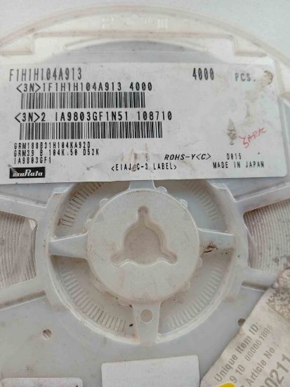 GRM188B31H104KA92D 104K MURATA resmi