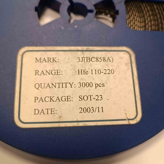 BC858A SMD TRANSİSTÖR resmi