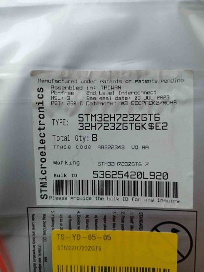 STM32H723ZGT6 resmi
