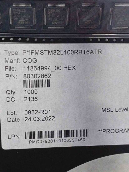 STM32L100RBT6ATR resmi