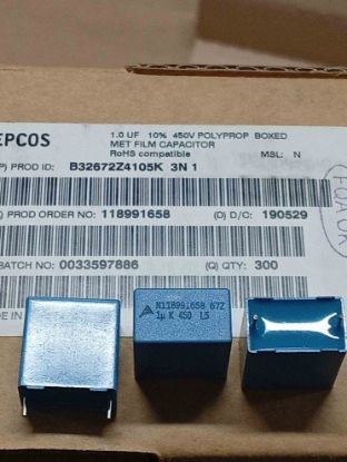 B32672Z4105K 3Z 1 1,0UF 450V CAPS resmi