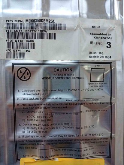 MC68360CEM25L MOTOROLA resmi