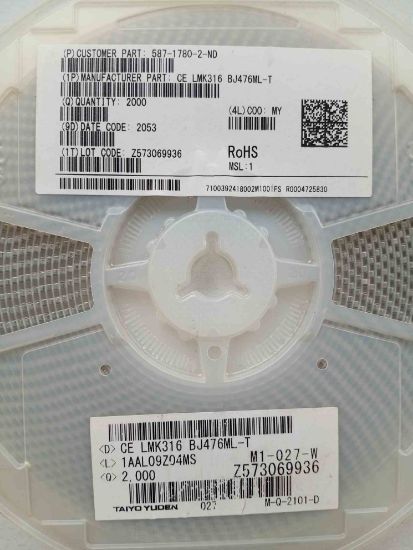 CLMK316BJ476MLT W1 TAIYOYUDEN resmi