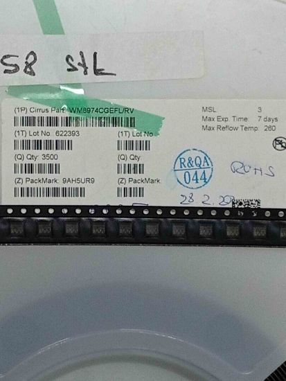 WM8974CGEFL/RV resmi