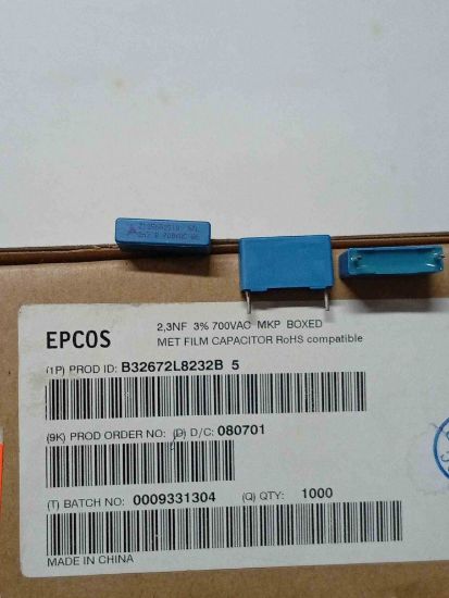 B32672L8232B5 2.3NF 2000V 15mm POLYESTER KONDANSATÖR resmi