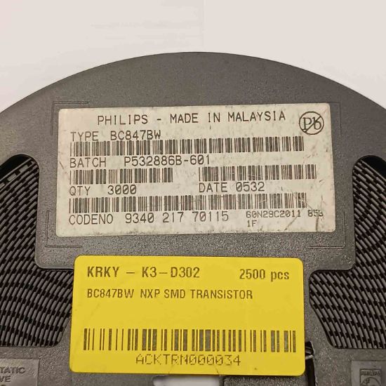 BC847BW NXP SMD TRANSİSTÖR resmi