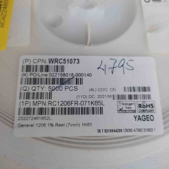 RC1206FR-071K65L resmi