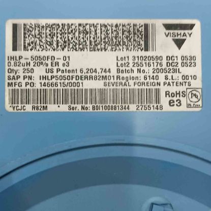 IHLP-5050FD-01 0.82UH 33A 5050 6.5x12.9x13.2 VISHAY SMD BOBİN resmi