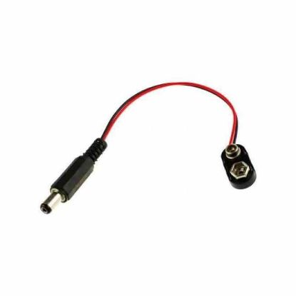 9V-DC Barrel Dönüştürücü Kablo - 9V to DC Barrel A resmi