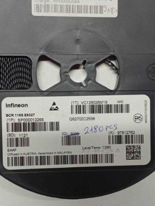 BCR116SE6327 INFINEON TRİMER TRANSİSTÖR resmi
