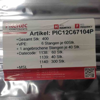 PIC12C67104P resmi