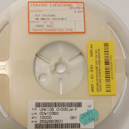 RMUMK105CH330JWF 33PF 50V 402 TAIYO SMD SERAMİK KONDANSATÖR resmi