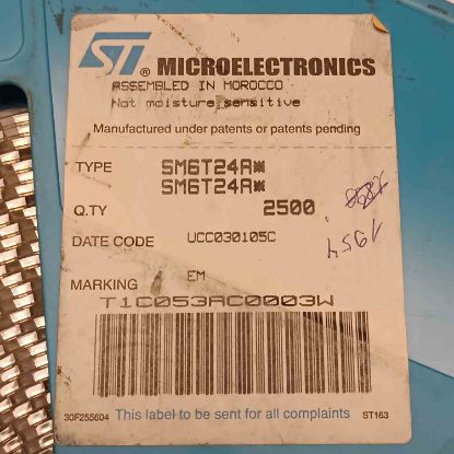 SM6T24A 24V 600W STMicroelectronics Transil DİYOT resmi