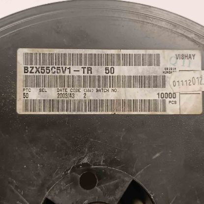 BZX55C5V1 5V1 1/2W VISHAY ZENER DİYOT resmi