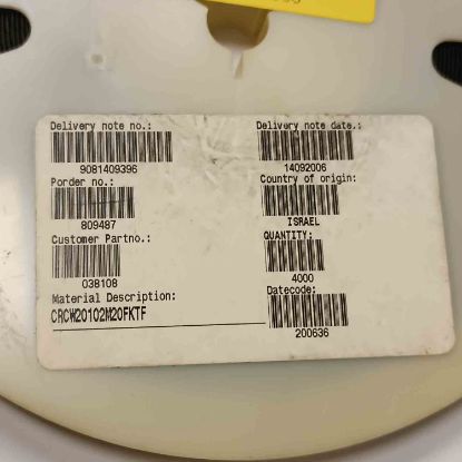 CRCW20102M20FKTF 2.2M 2010 SMD DİRENÇ resmi