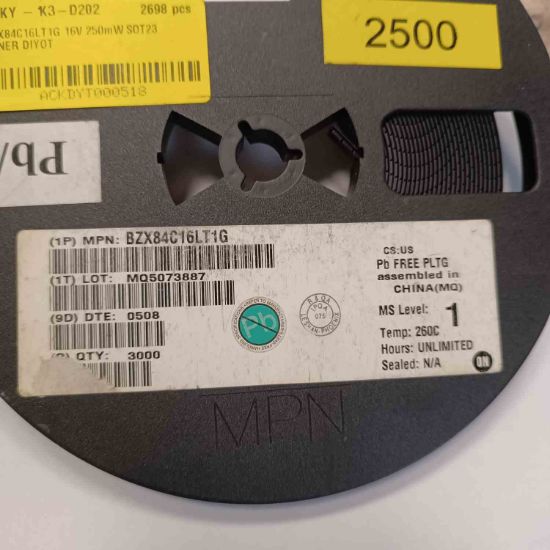 BZX84C16LT1G 16V 250mW SOT23 ZENER DİYOT resmi
