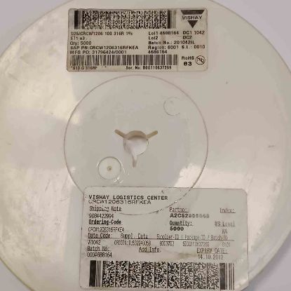 CRCW1206100316R 316R 1206 ASJ DİRENÇ resmi