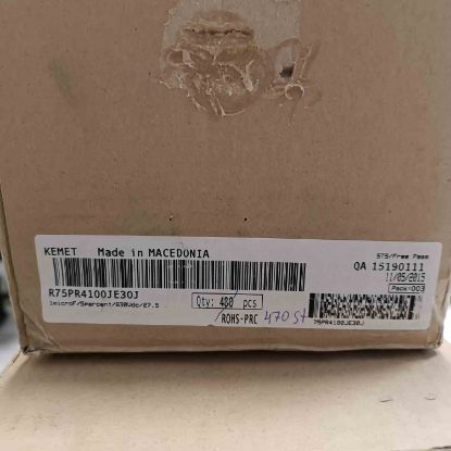 R75PR4100JE30J 1MF 630V 27.5 0.05 KEMET POLYESTER KONDANSATÖR resmi