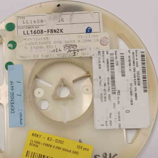 LL1608-F8N2K 8.2NH 300mA SMD BOBİN resmi