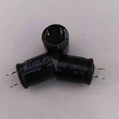 188370279 220MF 50V 10x12.5 85 RUBYCON ELKO KONDANSATÖR resmi
