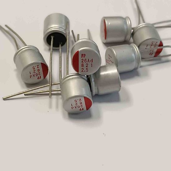 FP 821 2.5 820MF 2.5V 8x8 ELKO KONDANSATÖR resmi