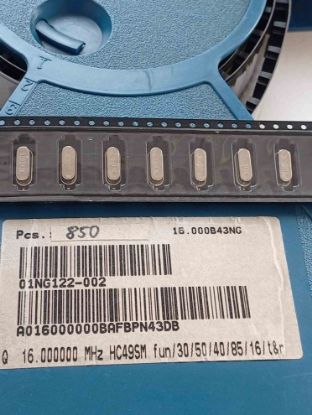 01NG122-002 16MHz smd kristal HC49SM resmi