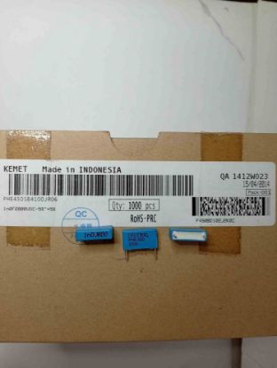 PHE450SB4100JR06 1NF 2000V 15 0.05 KEMET POLYESTER KONDANSATÖR resmi
