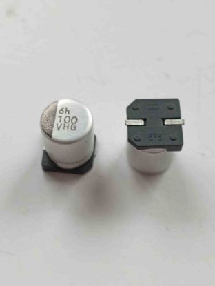 6H100VHB 100MF 6.3V SMD KONDANSATÖR  resmi