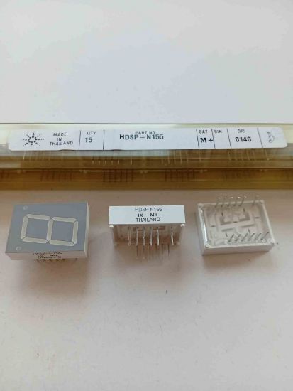 HDSP-N155  Red 7 Segment 1 Character Common Cathode resmi