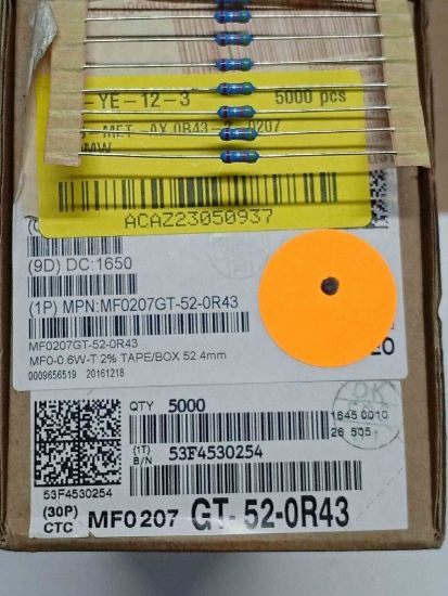 RES-MET-AX 0R43-2-0207 600MW 0.43R resmi