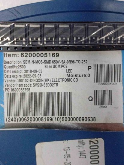 SVS5EN65DD2TR TRANSİSTÖR resmi