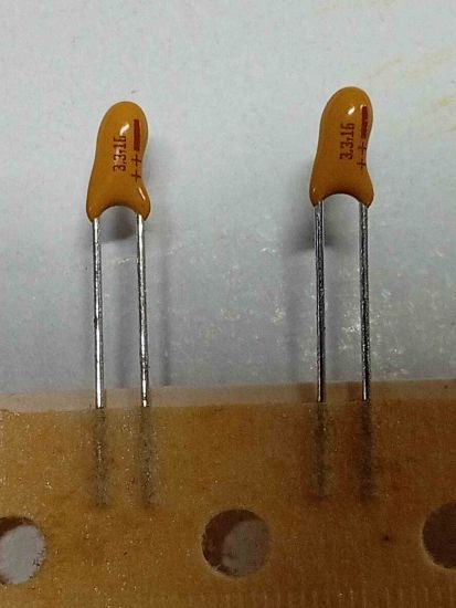 Q1B335016MH0D 3.3MF 16V 2.5mm VISHAY TANTAL KONDANSATÖR resmi
