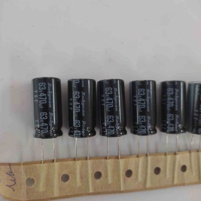 470MF 63V 12.5x25 RUBYCON ELKO resmi