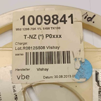 CRCW1206BC75K0TK100 75K 1206 VISHAY SMD DİRENÇ resmi