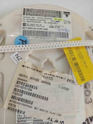 MCT06030C1203FP500 120K 603 VISHAY SMD DİRENÇ resmi