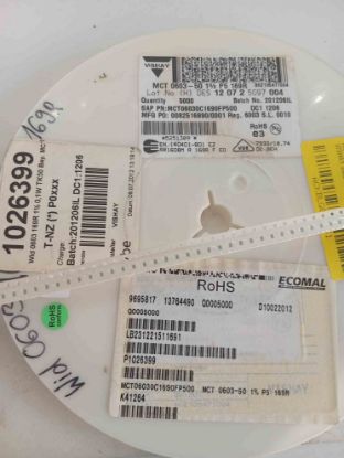 MCT06030C1690FP500 169R 603 VISHAY SMD DİRENÇ resmi