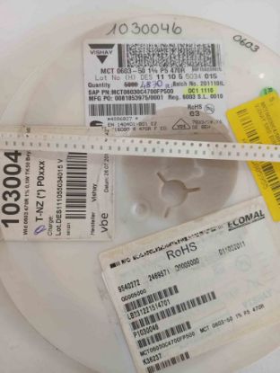 MCT06030C4700FP500 470R 603 VISHAY SMD DİRENÇ resmi