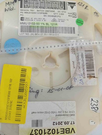 MMU01020C1210FB300 121R 102 VISHAY DİRENÇ resmi