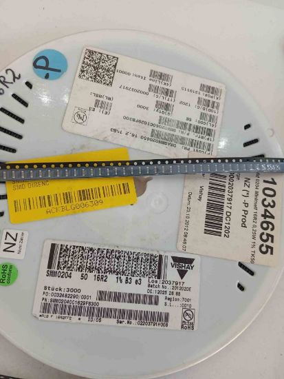 SMM02045016R2 16R2 204 VISHAY SMD DİRENÇ resmi