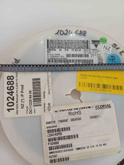 SMM02045051K 51K 204 VISHAY SMD DİRENÇ resmi